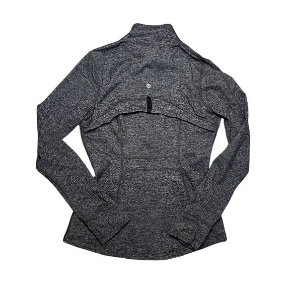 Lululemon Define Jacket Heathered Black Size 10 - Picture 2 of 3